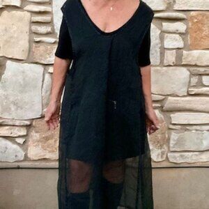 Cynthia Ashby Silk Organdy Jumper